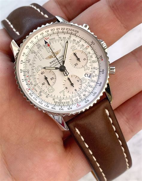 breitling navitimer movement eta|breitling navitimer white dial.